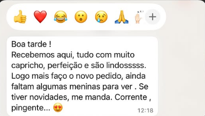 Mensagem sobre cuidado e capricho